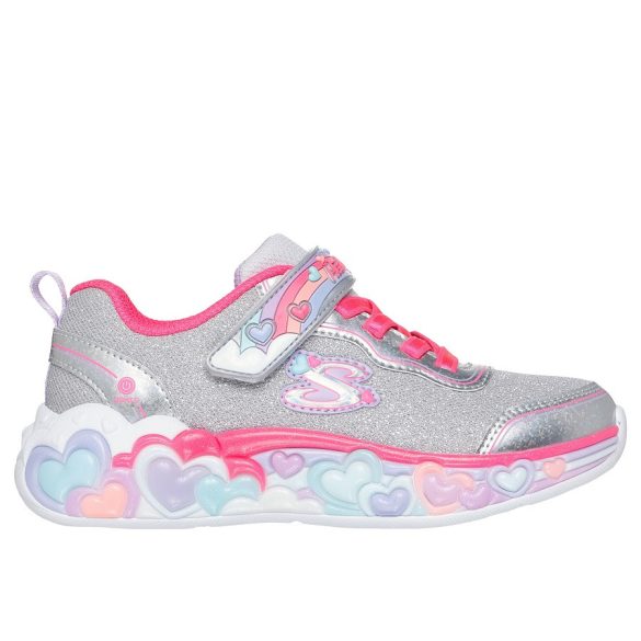 Skechers világító sportcipő lány 302697L-SMLT