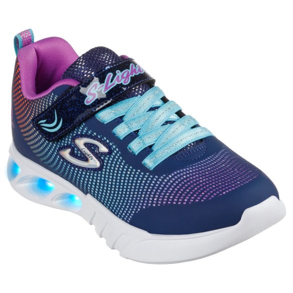 Skechers világító sportcipő lány 303700L-NVMT