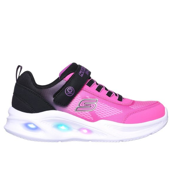 Skechers világító sportcipő lány 303714L-BKHP