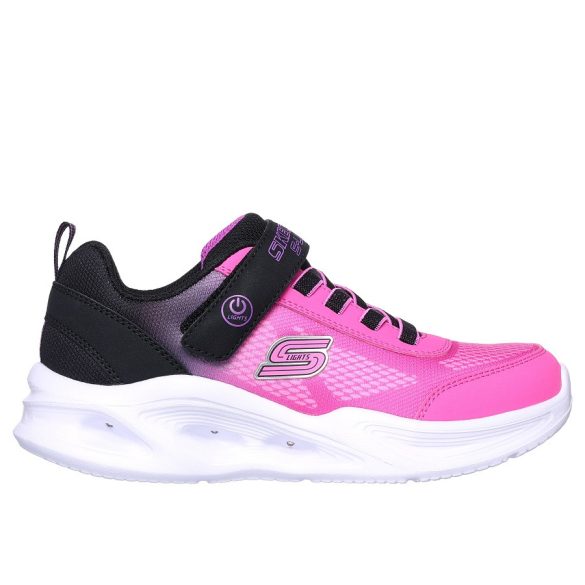 Skechers világító sportcipő lány 303714L-BKHP