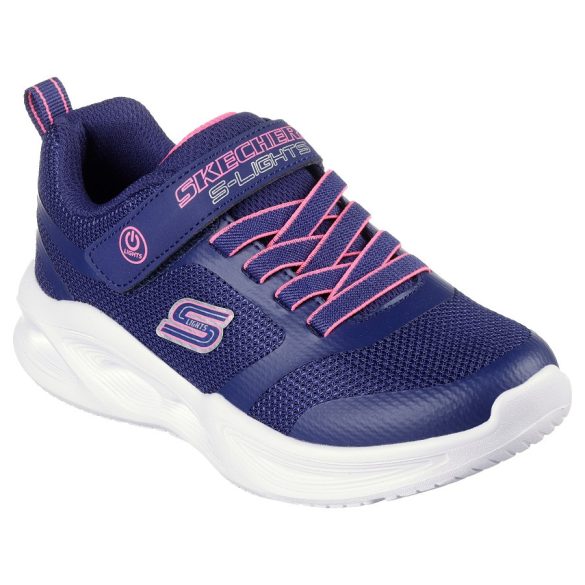 Skechers világító sportcipő lány 303715L-NVY