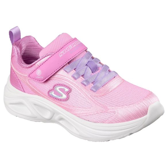 Skechers világító sportcipő lány 303729LC-PKLV