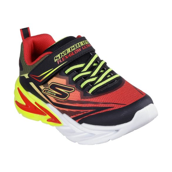 Skechers világító sportcipő fiú 400139L-BKRD
