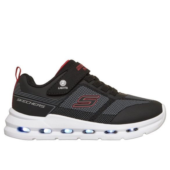 Skechers világító sportcipő fiú 400240L-BLK