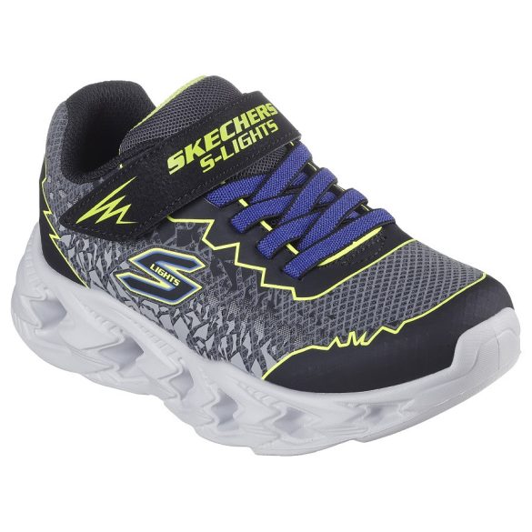 Skechers világító sportcipő fiú 400603N-BKYL