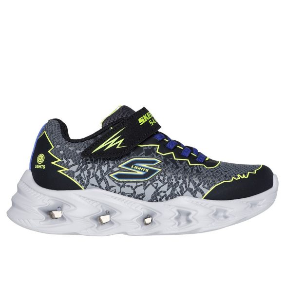 Skechers világító sportcipő fiú 400603N-BKYL