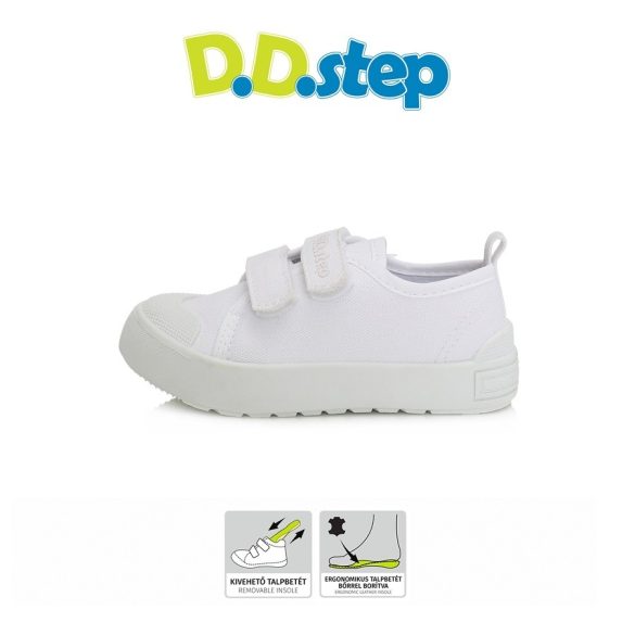 D.D.Step fehér tornacipő CSG-689M