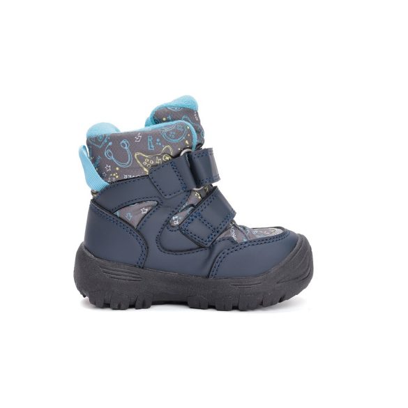 D.D.Step vízálló téli gyerekcipő fiú  P081-52299AL