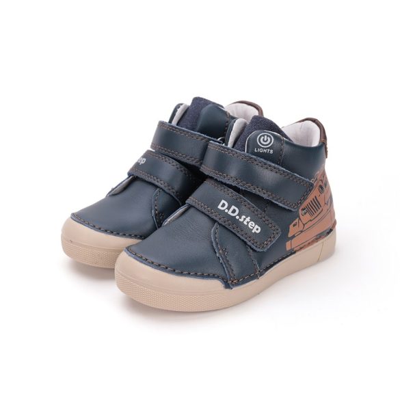 D.D.Step világító gyerekcipő fiú S068-52151AM