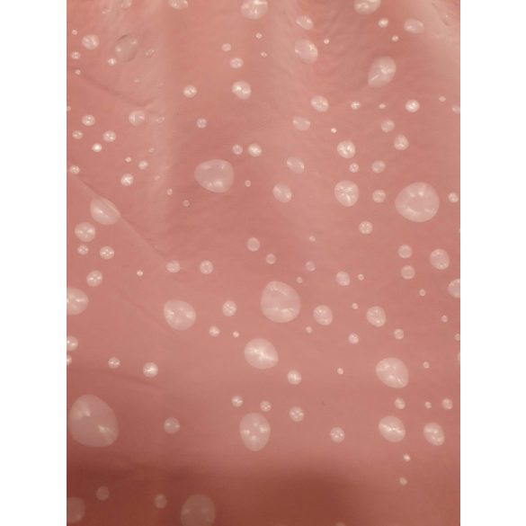 Softshell gyereknadrág-rózsaszín esőcseppes méret 98-104